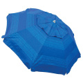 Blue outdoor big beach outdoor umbrella with anchoring